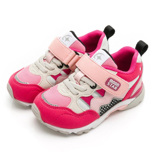 【維玥體育】日本 Moonstar 月星 CR MSC22932 HI 3E運動鞋 粉紅/粉 童鞋 運動鞋 布鞋