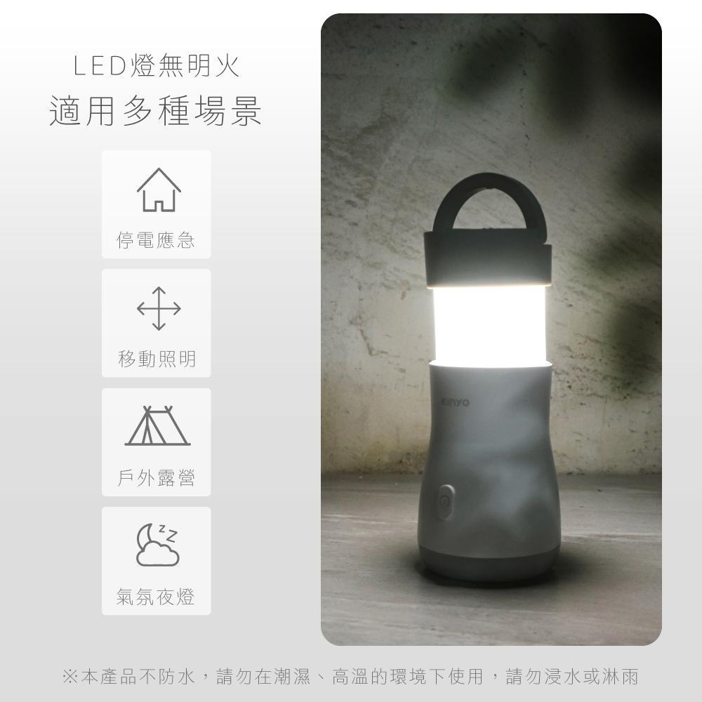 【KINYO】三合一LED手電筒露營燈 (CP-055) 冷光+自然光-細節圖7