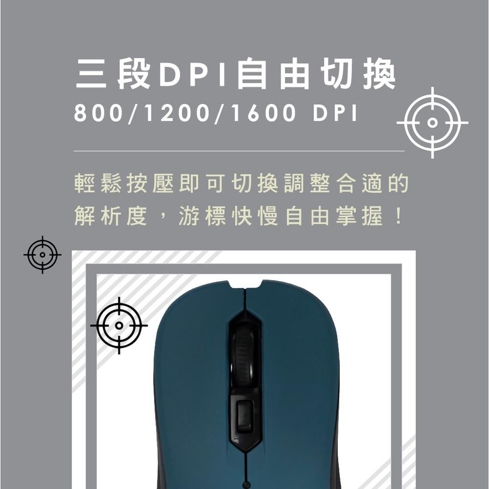 【KINYO】2.4GHz無線滑鼠 (GKM)-細節圖4