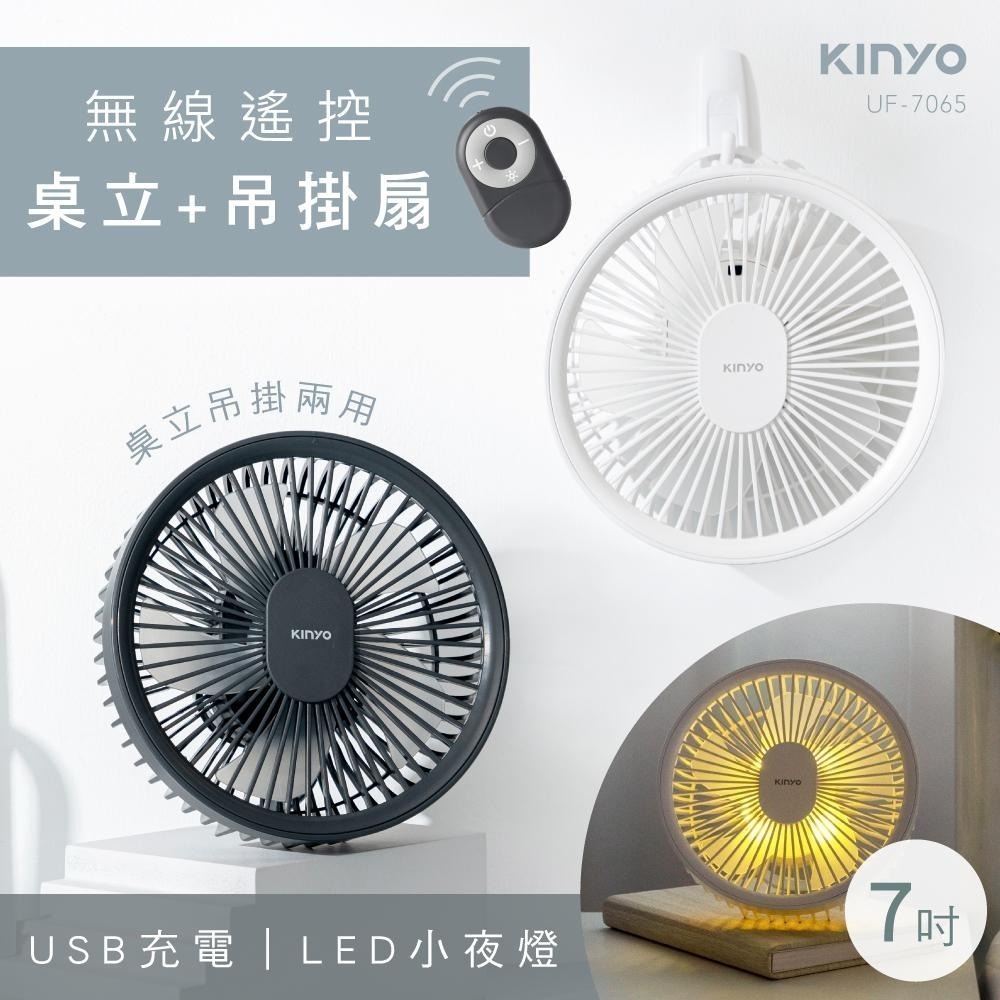 【KINYO】遙控LED露營吊扇 (UF) 附 無線遙控 照明燈 | USB風扇 桌扇 露營 原廠一年保固-細節圖2