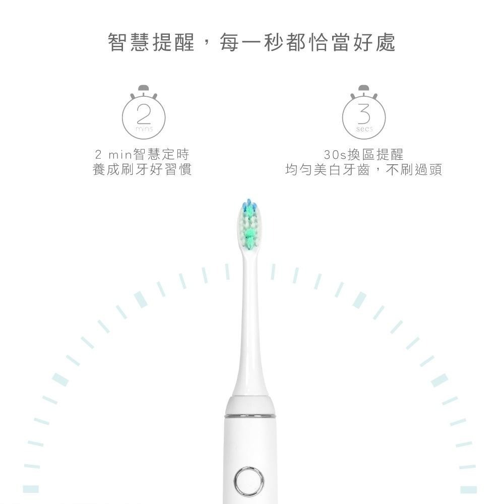 【KINYO】四段式充電音波電動牙刷 (ETB) 附刷頭x2  杜邦刷毛 IPX7 | 保健 牙齒 刷牙 禮物-細節圖5