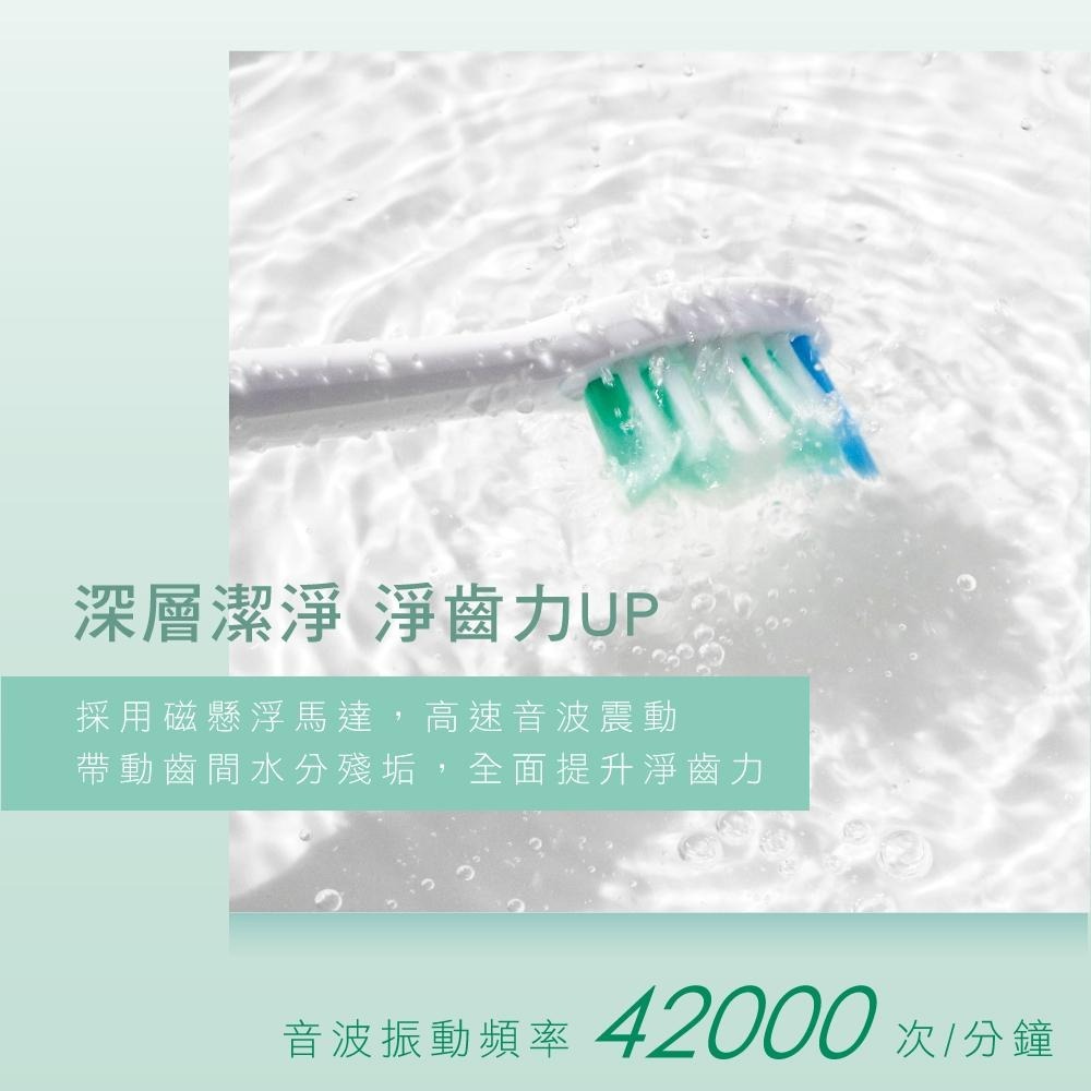 【KINYO】漸層音波電動牙刷(ETB) 四種模式 三段變速 附美國杜邦刷頭 模式記憶 智慧換區提醒-細節圖4