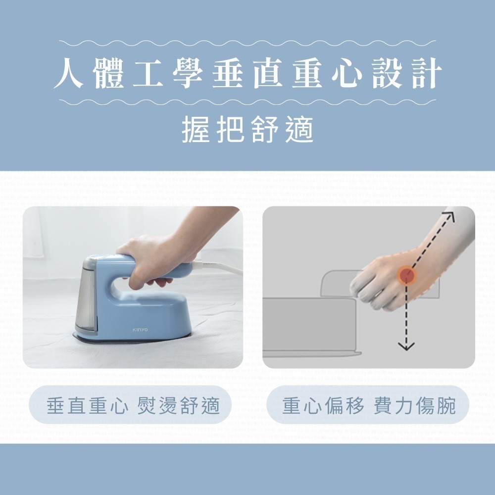 【7-11門市團購】【KINYO】多功能兩用蒸氣熨斗 (HMH)-細節圖9