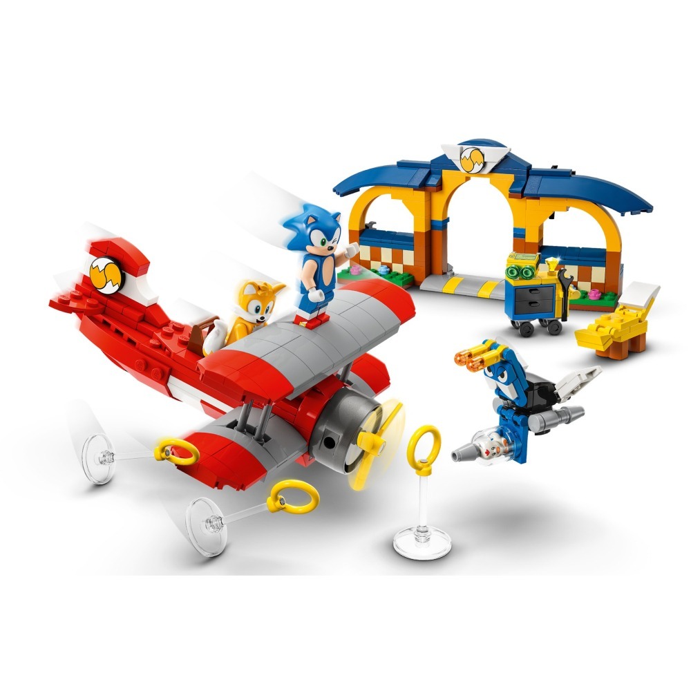 [ 必買站 ] LEGO 76991 Tails 的工作室與龍捲風號 樂高 音速小子系列-細節圖2