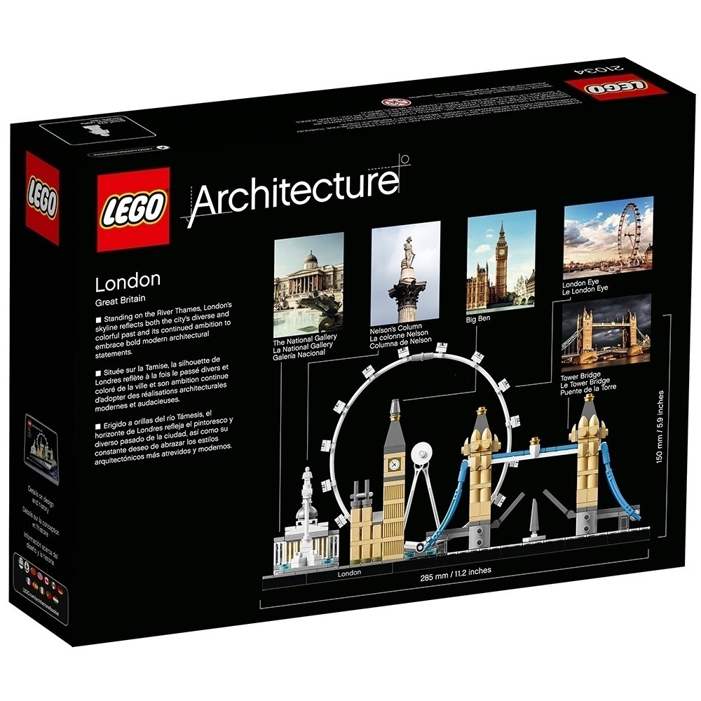 [ 必買站 ] LEGO 21034 倫敦 樂高 建築系列-細節圖2