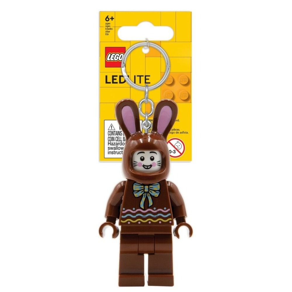 [ 必買站 ] LEGO LGL-KE180H 樂高巧克力兔子鑰匙圈燈 樂高 周邊文具鑰匙圈-細節圖2