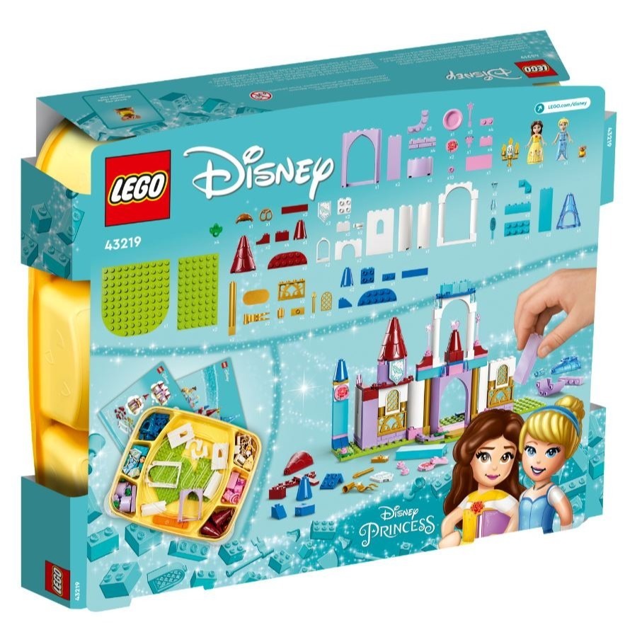 [ 必買站 ] LEGO 43219 迪士尼公主貝兒與灰姑娘創意城堡 樂高 迪士尼系列-細節圖2