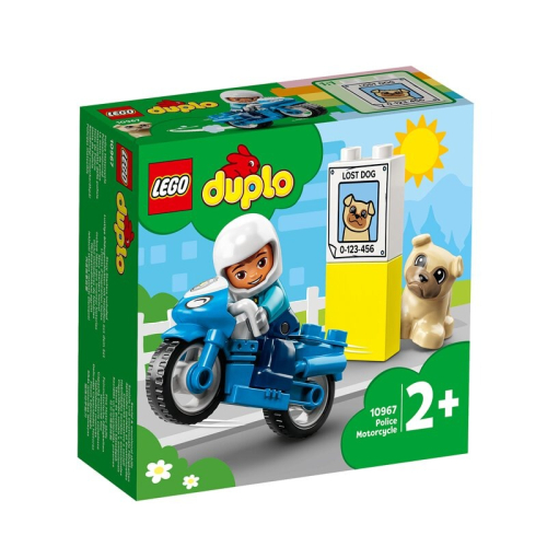 [ 必買站 ] LEGO 10967 警察摩托車 樂高 得寶系列