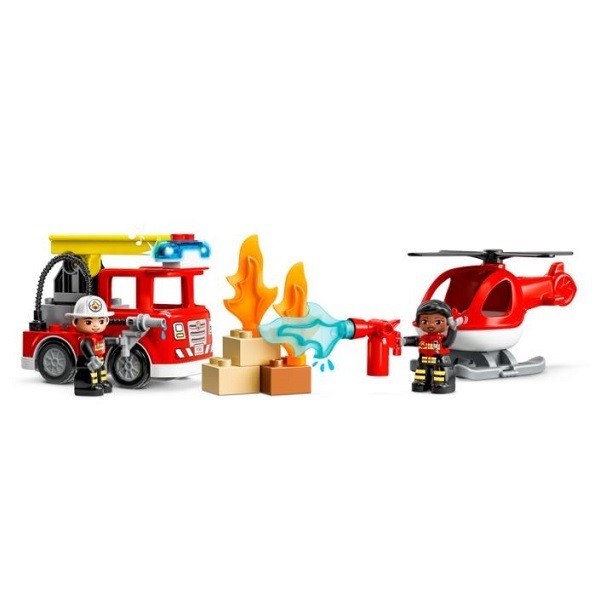 [ 必買站 ] LEGO 10970 消防局與直升機 樂高 得寶系列-細節圖2