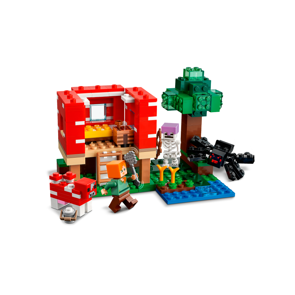 [ 必買站 ] LEGO 21179 The Mushroom House 樂高 創世神麥塊系列-細節圖3