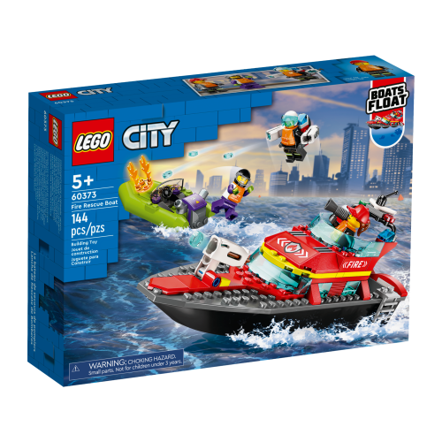 [ 必買站 ] LEGO 60373 消防救援船 樂高 城市系列