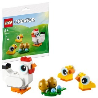 【必買站】 LEGO 30643 Easter Chickens 小雞家族 polybag-細節圖2