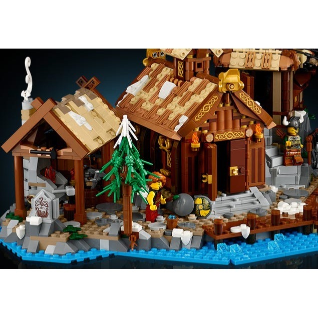 [ 必買站 ] LEGO 21343 Viking Village 維京海盜村 黑盒 ICONS系列-細節圖2