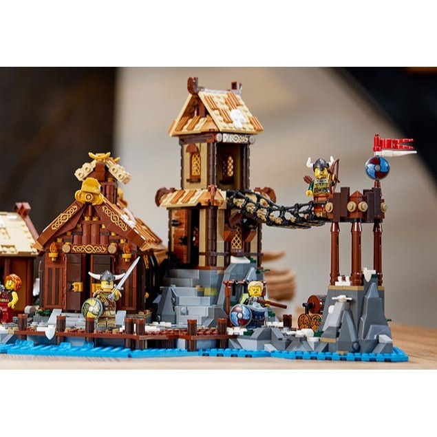 [ 必買站 ] LEGO 21343 Viking Village 維京海盜村 黑盒 ICONS系列-細節圖3