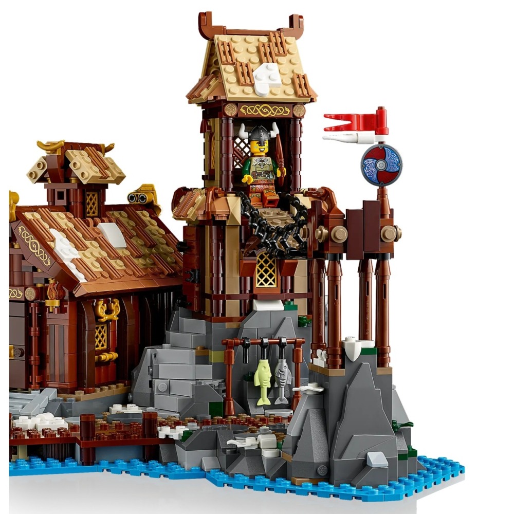 [ 必買站 ] LEGO 21343 Viking Village 維京海盜村 黑盒 ICONS系列-細節圖4