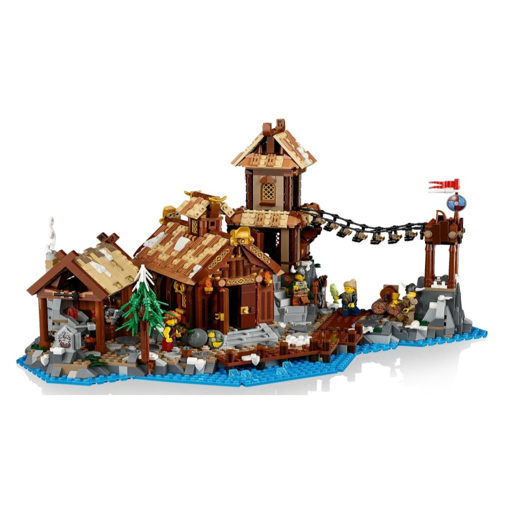 [ 必買站 ] LEGO 21343 Viking Village 維京海盜村 黑盒 ICONS系列-細節圖5