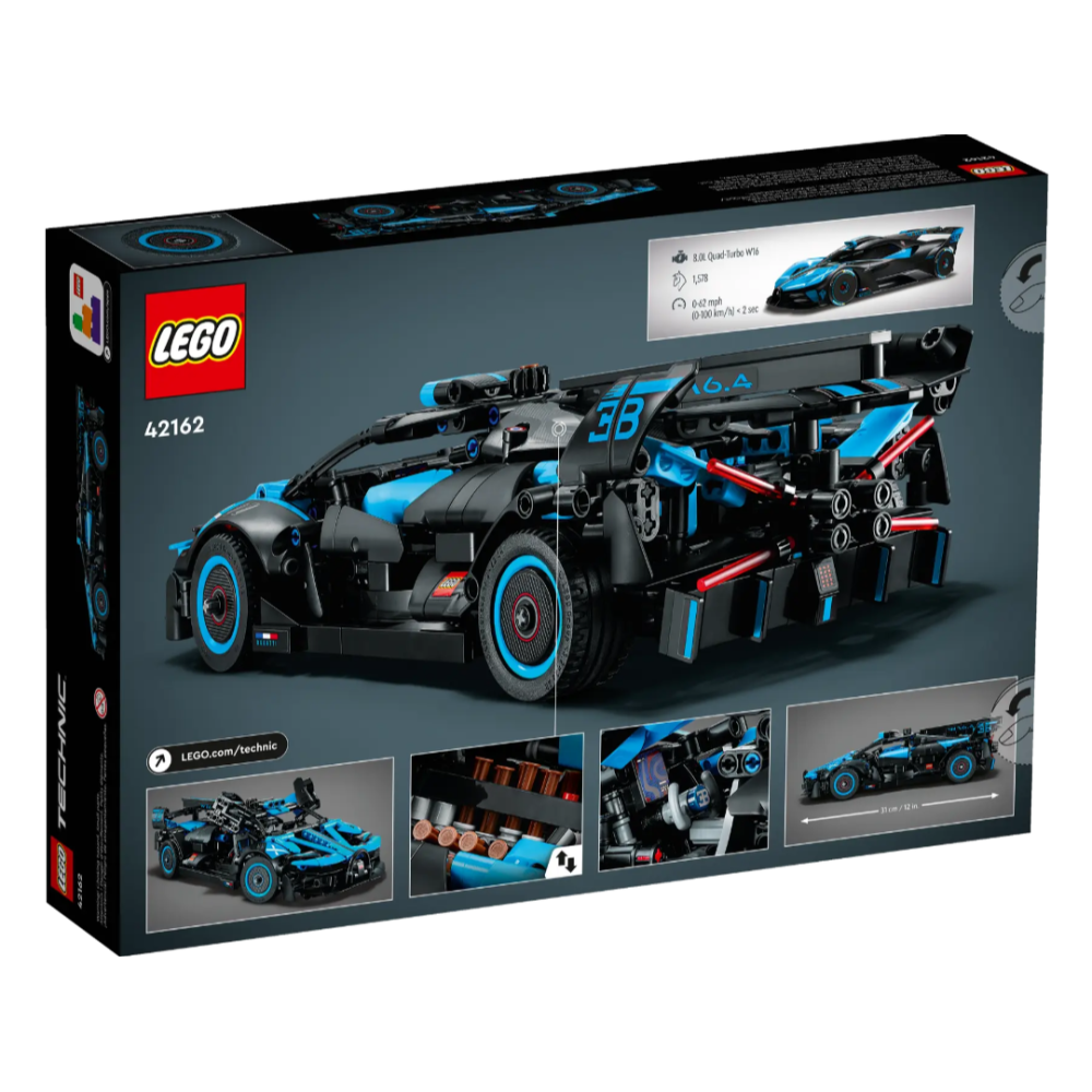 [ 必買站 ] LEGO 42162 布加迪 Bolide 「Agile Blue」(不挑盒況)-細節圖2