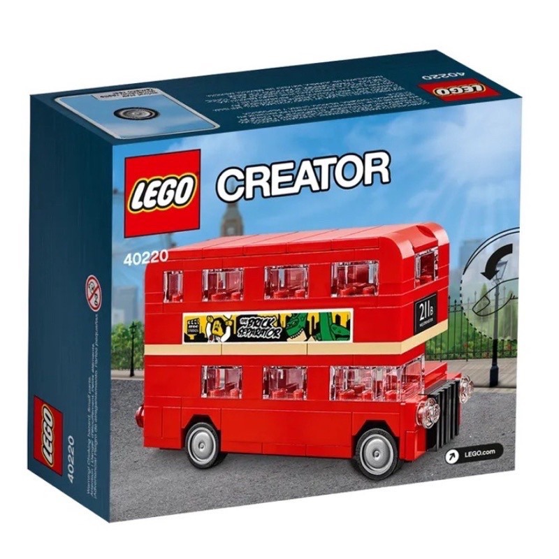 [ 必買站 ]  LEGO 40220 迷你倫敦巴士 CREATOR系列-細節圖2