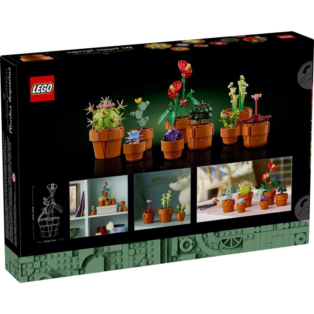[ 必買站 ]  LEGO 10329 迷你盆栽 Tiny Plants 黑盒系列-細節圖2