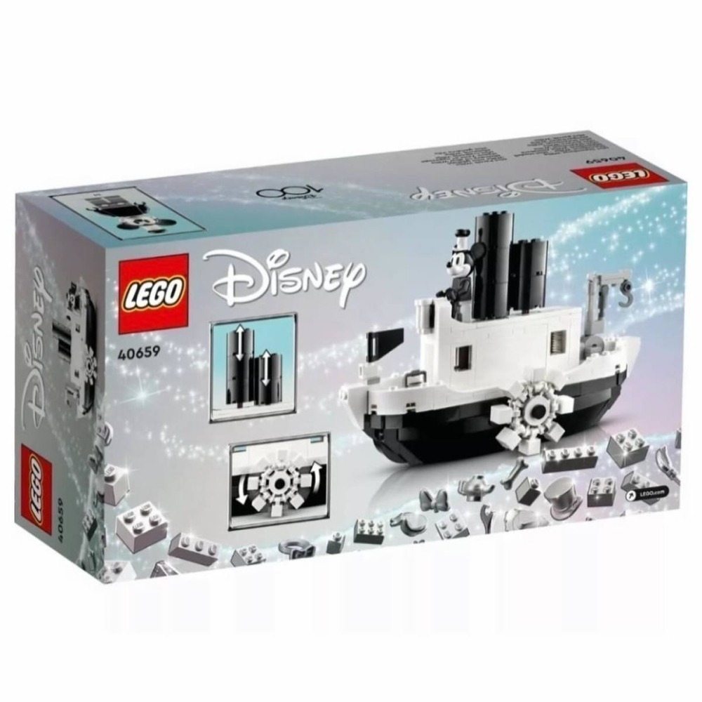 [ 必買站 ]  LEGO 40659 迷你汽船威利號 Mini Steamboat Willie-細節圖2