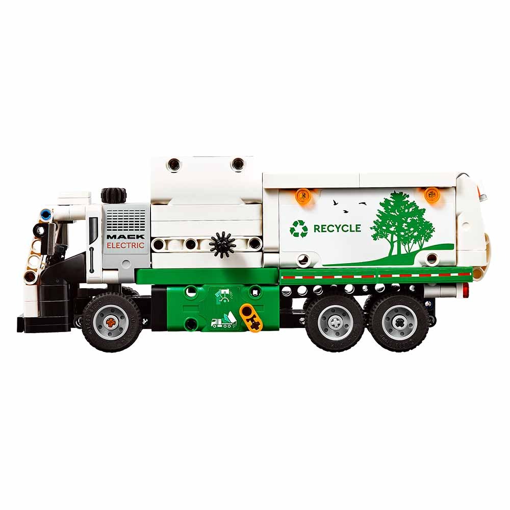 [ 必買站 ] LEGO 42167 Mack® LR Electric Garbage Truck 科技 系列-細節圖4