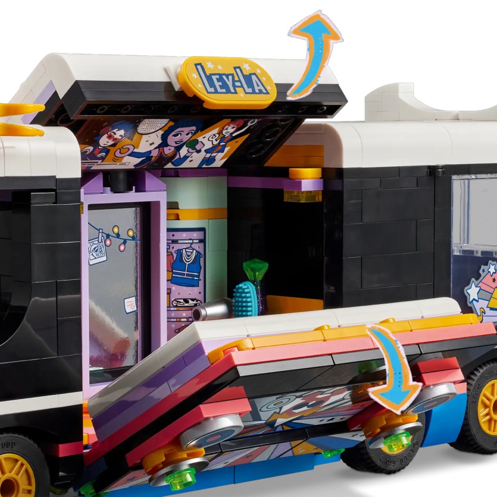 [ 必買站 ] LEGO 42619 流行巨星音樂巡演巴士 好朋友 系列-細節圖5
