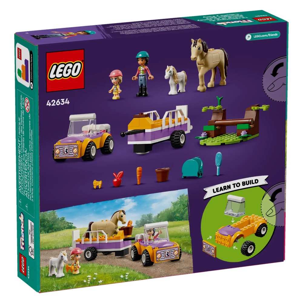[ 必買站 ] LEGO 42634 馬兒和小馬拖車 好朋友 系列-細節圖2