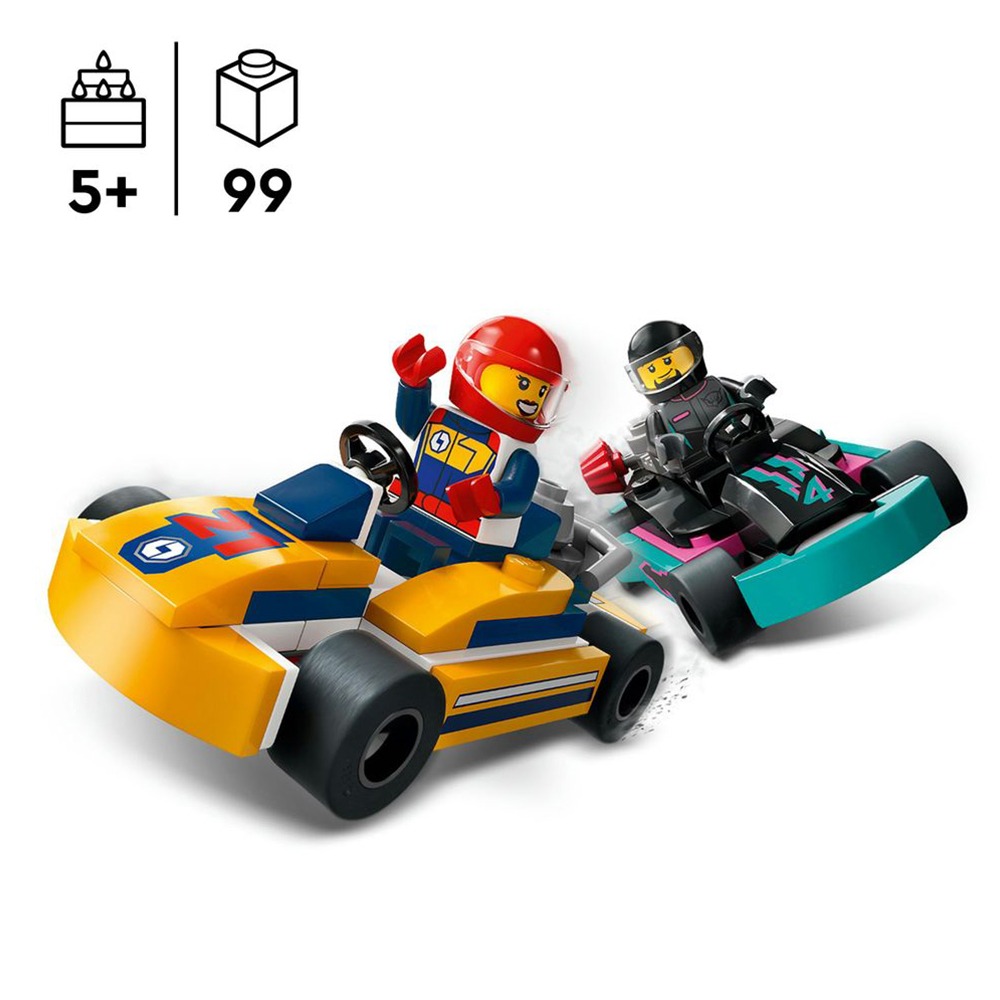 [ 必買站 ] LEGO 60400 卡丁車和賽車手 城市 系列-細節圖5