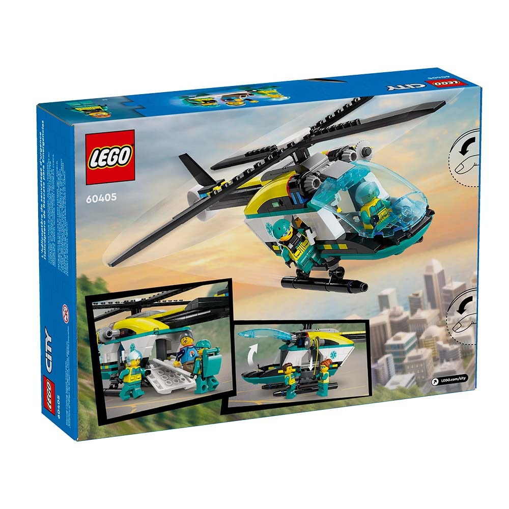 [ 必買站 ] LEGO 60405 緊急救援直升機 城市 系列-細節圖2