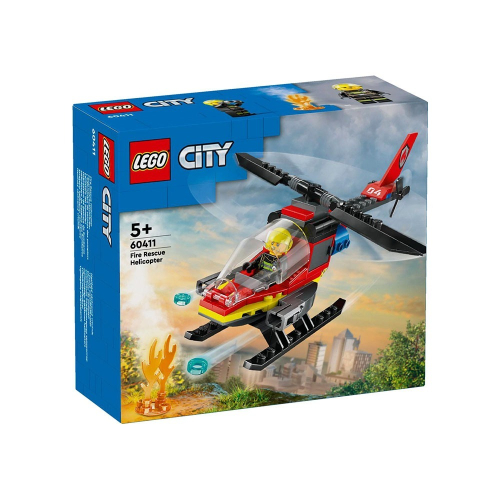 [ 必買站 ] LEGO 60411 消防救援直升機 城市 系列