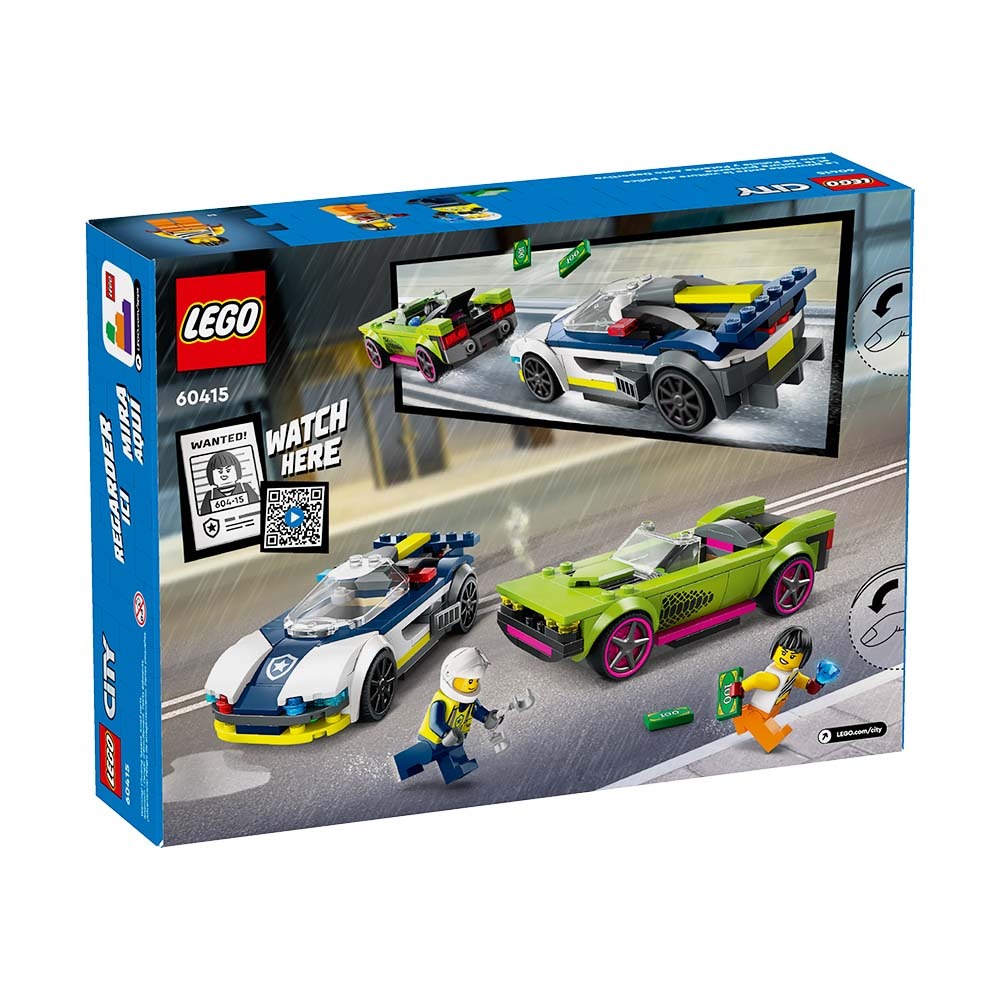 [ 必買站 ] LEGO 60415 警車和肌肉車追逐戰 城市 系列-細節圖2