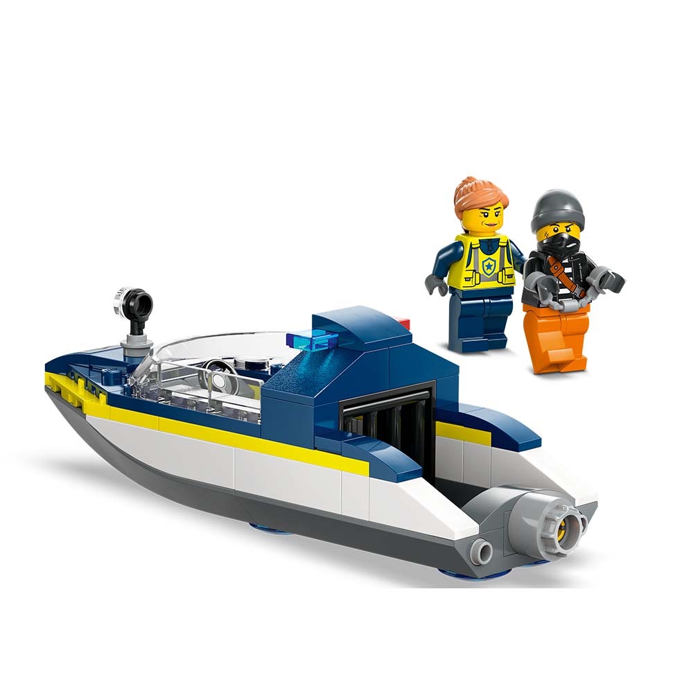 [ 必買站 ] LEGO 60417 警察快艇和壞蛋藏身處 城市 系列-細節圖5