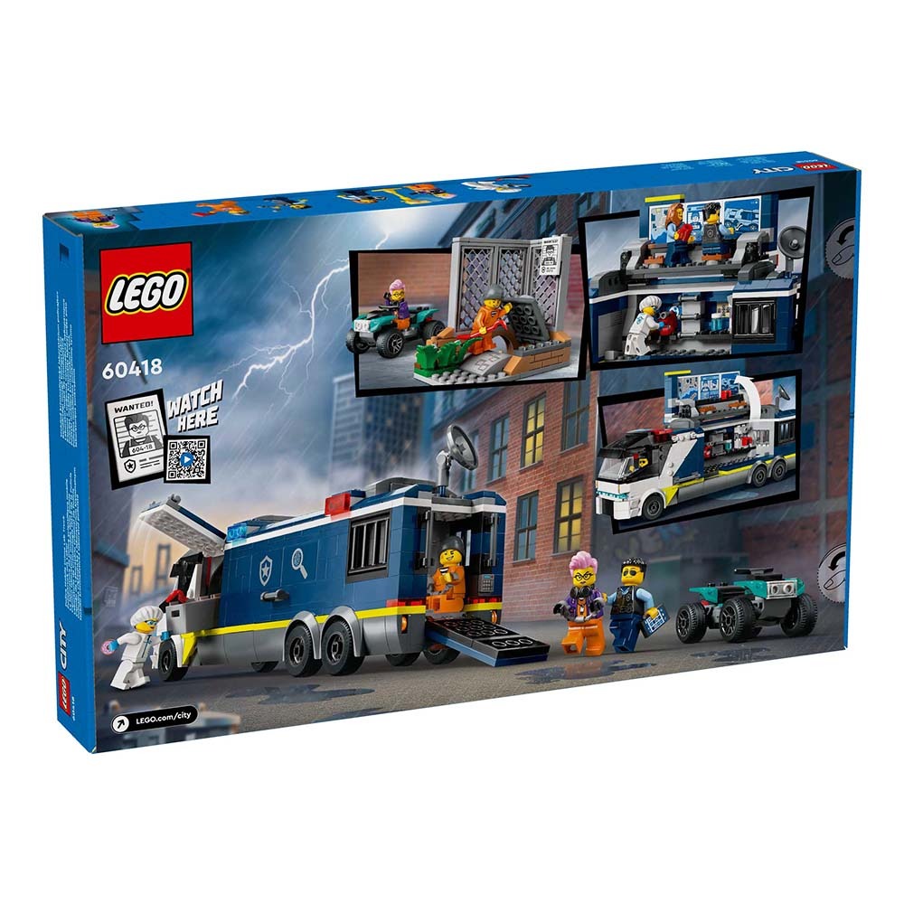 [ 必買站 ] LEGO 60418 警察行動刑事實驗室 城市 系列-細節圖2