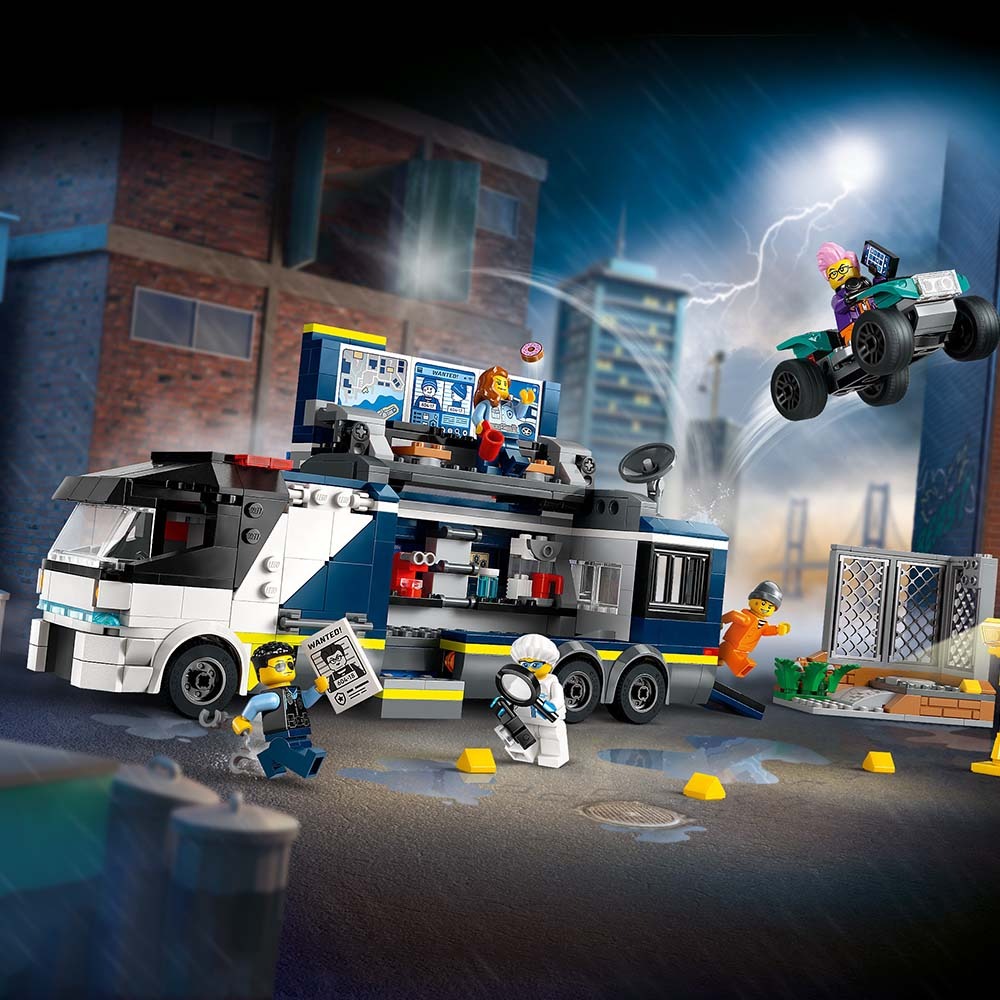 [ 必買站 ] LEGO 60418 警察行動刑事實驗室 城市 系列-細節圖8