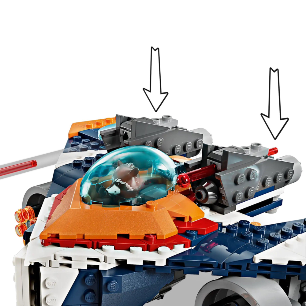 [ 必買站 ] LEGO 76278 火箭浣熊的戰機 vs. 羅南 超級英雄 系列-細節圖5