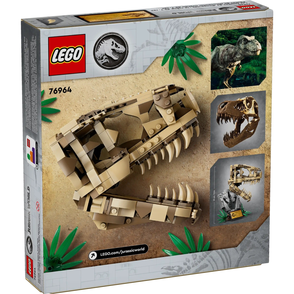 [ 必買站 ] LEGO 76964 恐龍化石：霸王龍頭骨 侏儸紀 系列-細節圖2