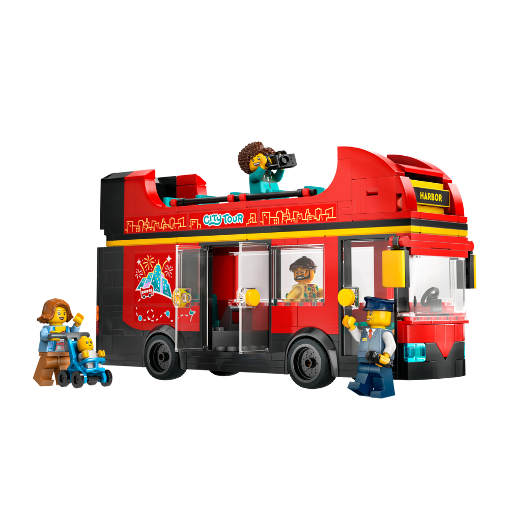 [ 必買站 ] LEGO 60407 紅色雙層觀光巴士 城市系列-細節圖3
