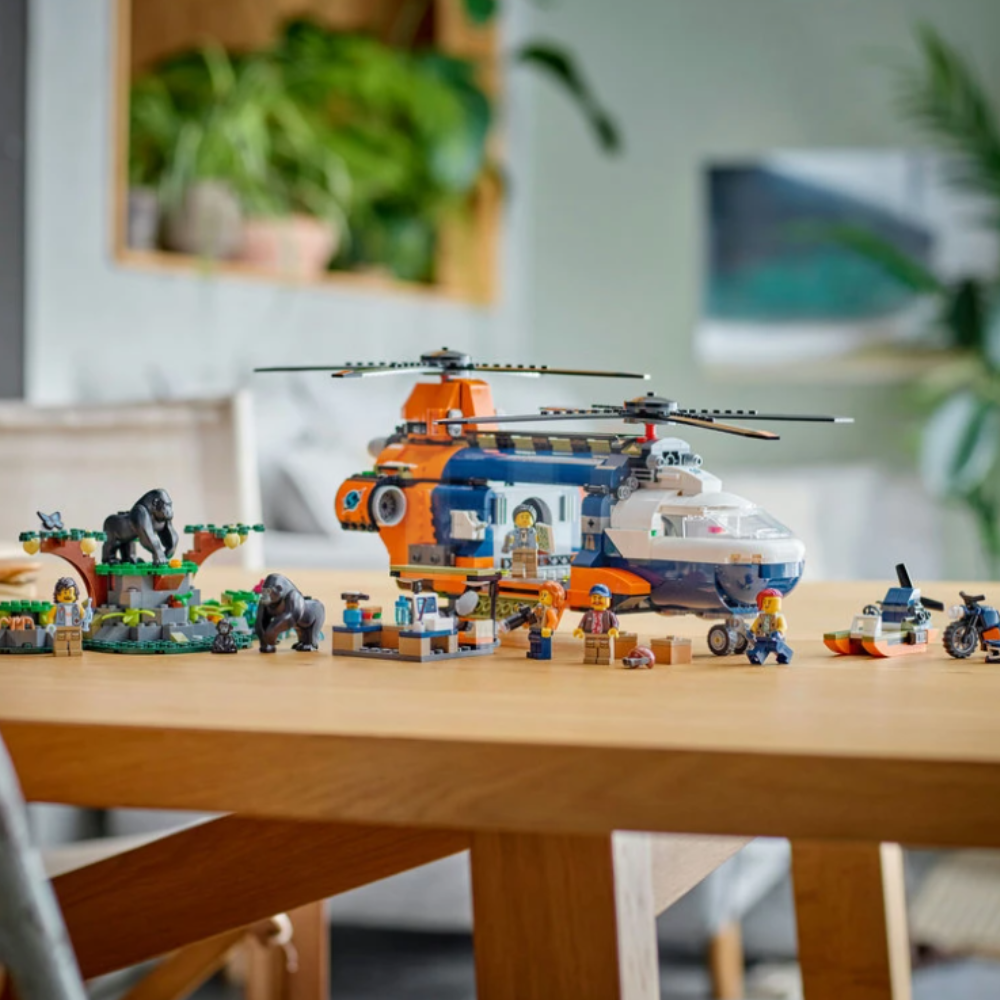 [ 必買站 ] LEGO 60437 基地營的叢林探險家直升機 城市系列-細節圖6