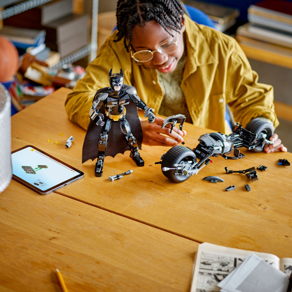 [ 必買站 ] LEGO 76273 蝙蝠俠 & 蝙蝠機車 蝙蝠俠系列-細節圖5