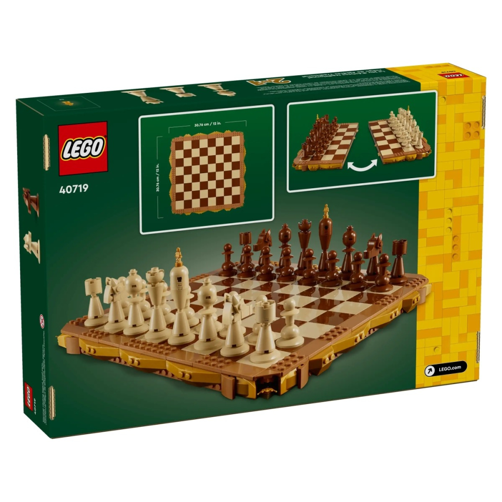 [ 必買站 ]   LEGO 40719 傳統西洋棋組 Traditional Chess Set-細節圖2