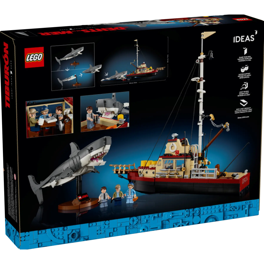 [ 必買站 ] LEGO 21350「大白鯊」 Ideas 系列-細節圖2