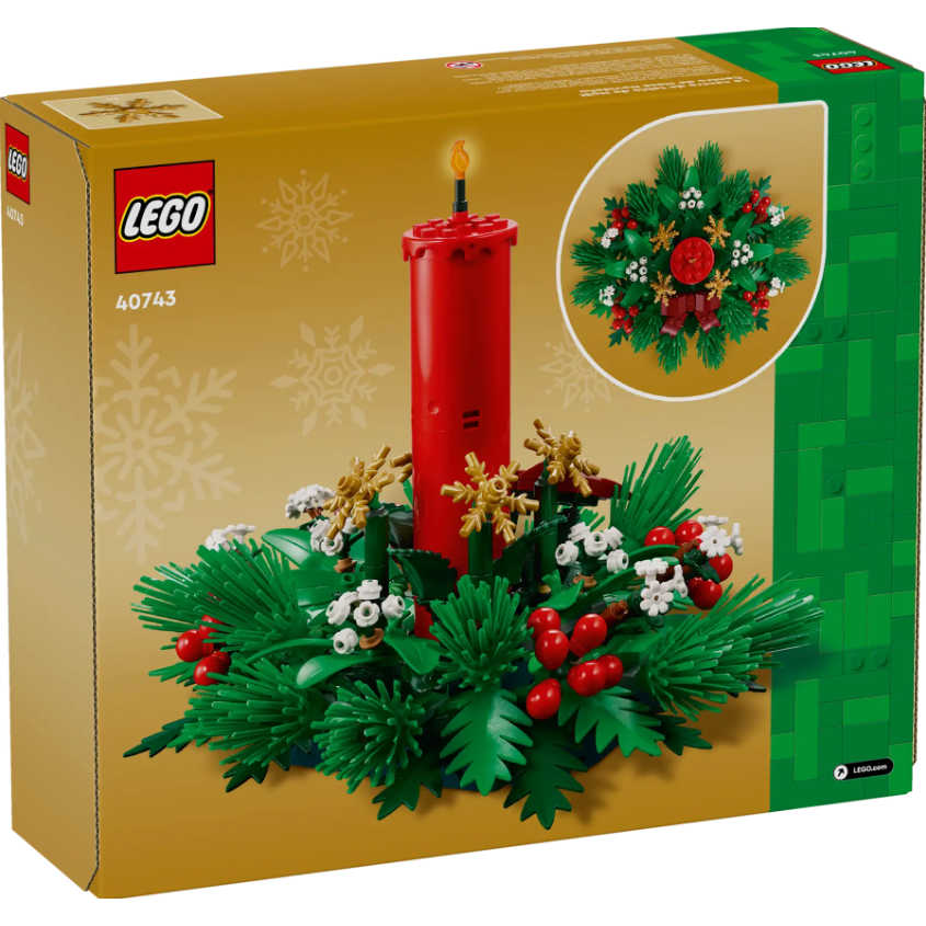 [ 必買站 ]  LEGO 40743 耶誕桌飾 Christmas Table Decoration-細節圖2