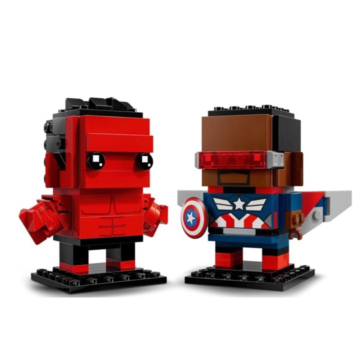[ 必買站 ] LEGO 40668 美國隊長&紅浩克 Captain America & Red Hulk 大頭系列-細節圖4