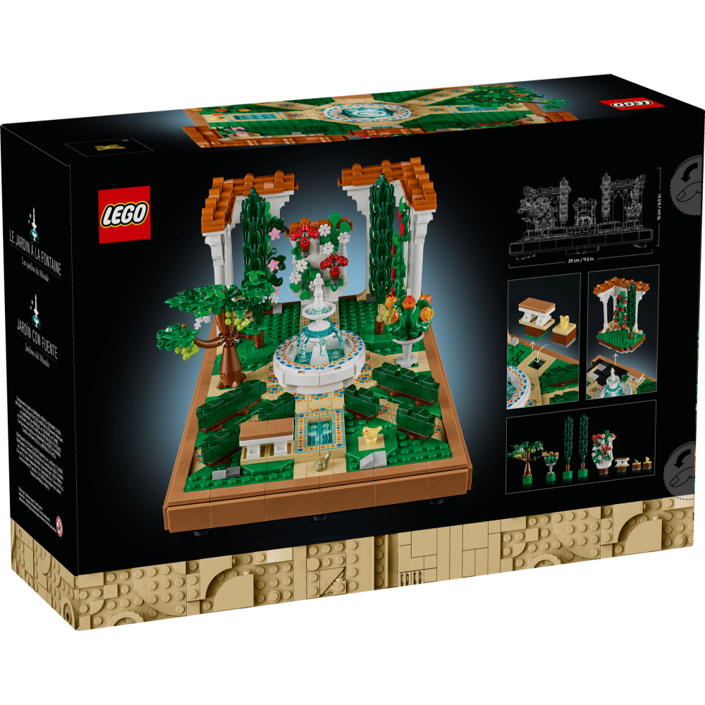 [ 必買站 ] LEGO 10359 噴泉庭園 Fountain Garden ICONS 系列-細節圖2