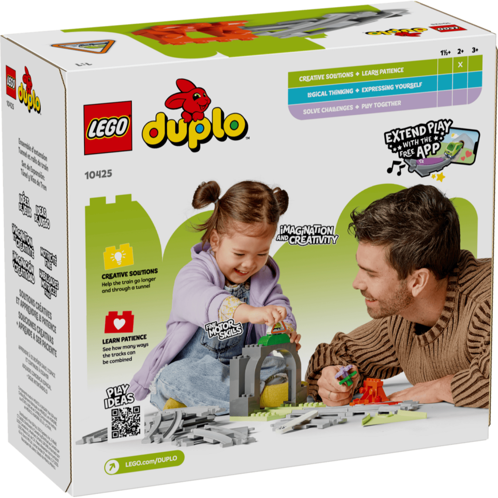 [ 必買站 ] LEGO 10425 火車隧道和軌道擴充組 DUPLO 系列-細節圖2