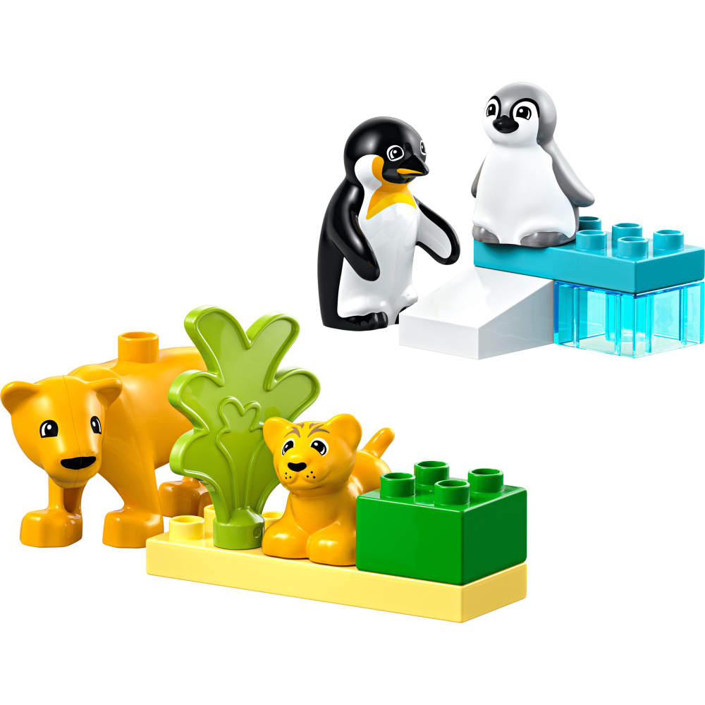 [ 必買站 ] LEGO 10442 野生動物家庭：企鵝和獅子 DUPLO 系列-細節圖3