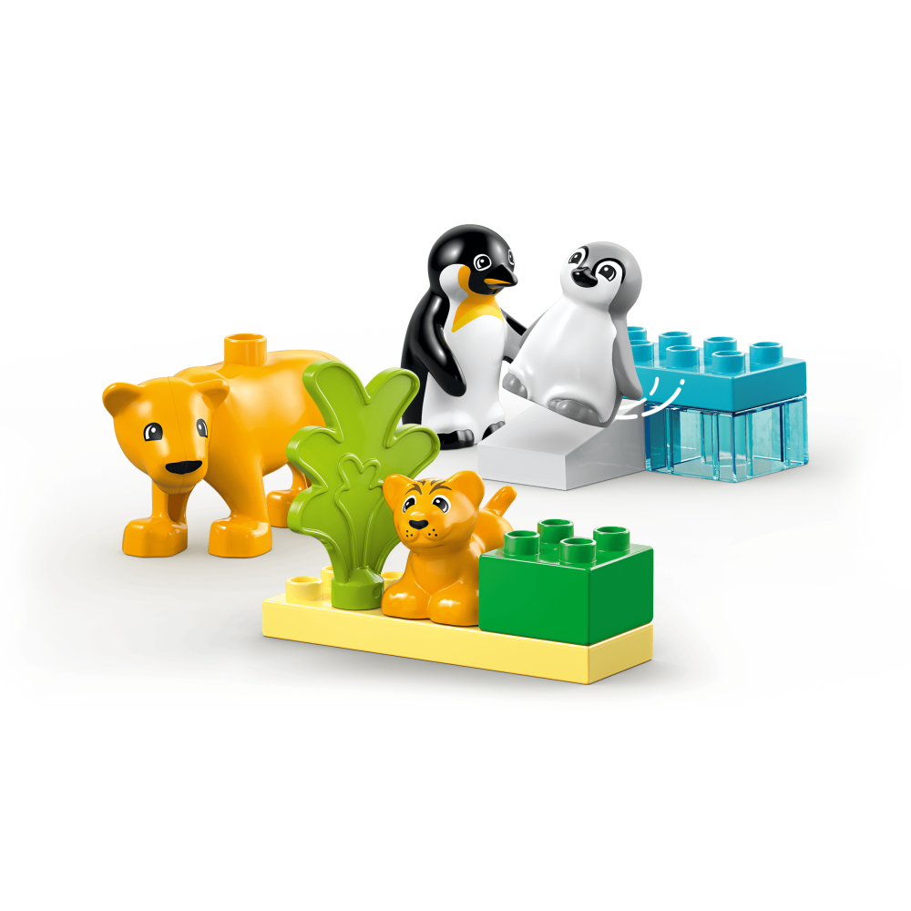 [ 必買站 ] LEGO 10442 野生動物家庭：企鵝和獅子 DUPLO 系列-細節圖4