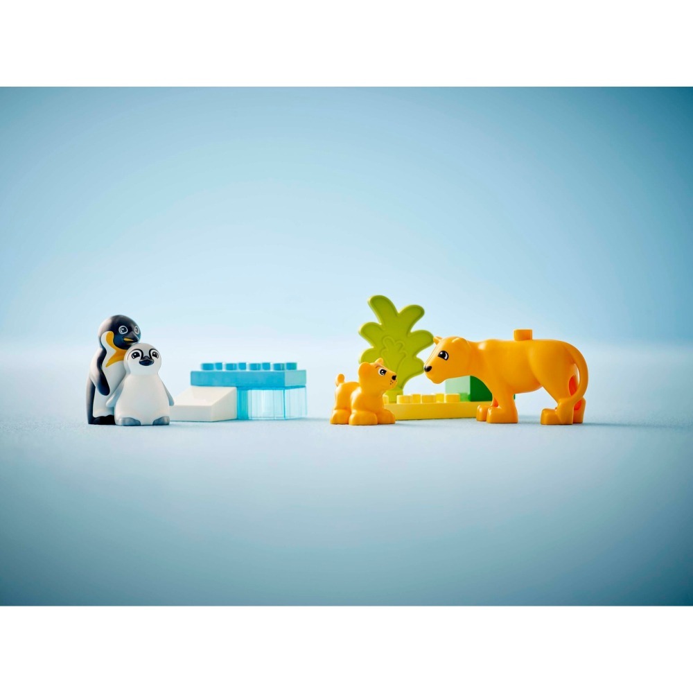 [ 必買站 ] LEGO 10442 野生動物家庭：企鵝和獅子 DUPLO 系列-細節圖9