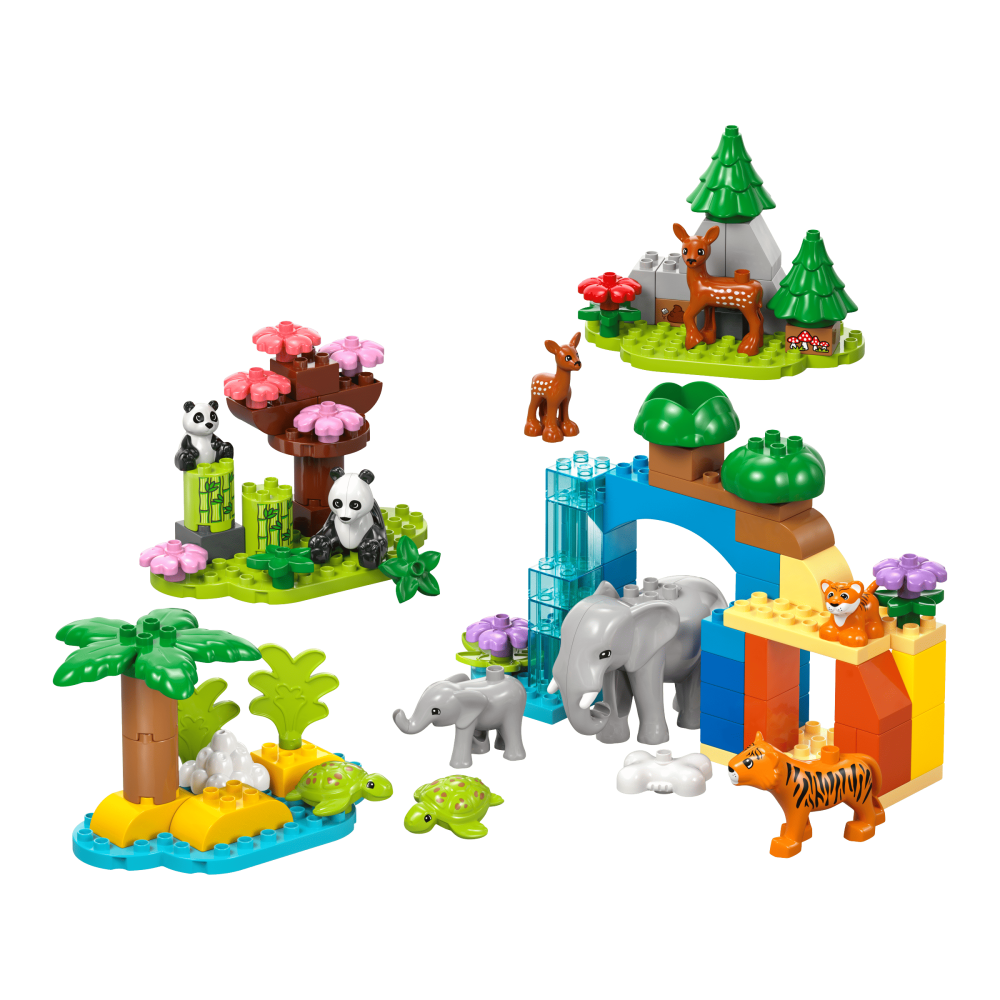[ 必買站 ] LEGO 10446 3合1 野生動物家庭 DUPLO 系列-細節圖3