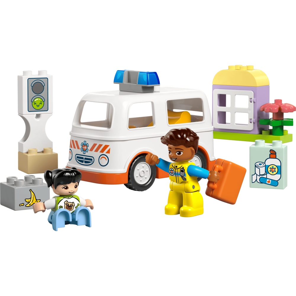 [ 必買站 ] LEGO 10447 救護車和駕駛員 DUPLO 系列-細節圖3